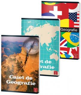 Caiet Geografie A4 24 file Coperta Policromie