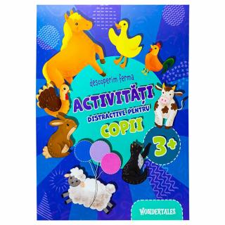 Carte de colorat, activitati distractive - WONDERTALES