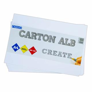 Carton alb A4, 200g, 100 coli set