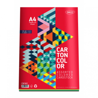 Carton color A4 30 coli 5 culori DACO