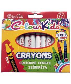 Creioane Cerate Colour KIDS 12 culori Jumbo