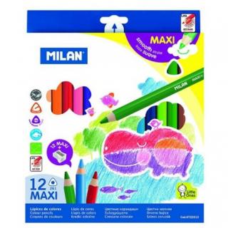 Creion color 12 maxi hexagonal MILAN