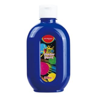 Culori tempera Keyroad, 300ml, ALBASTRU FLUO