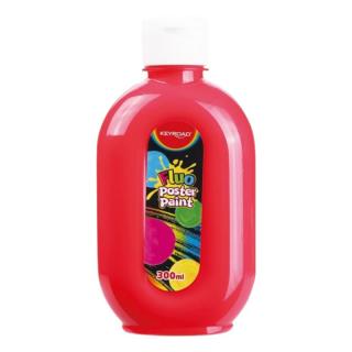 Culori tempera Keyroad, 300ml,ROSU FLUO