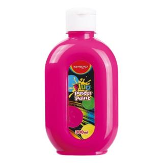 Culori tempera Keyroad,300ml,ROZ FLUO