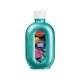 Culori tempera Keyroad, 300ml,VERDE METALIZAT