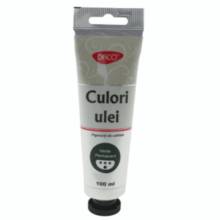 Culori ulei, 100 ml Verde Permanent