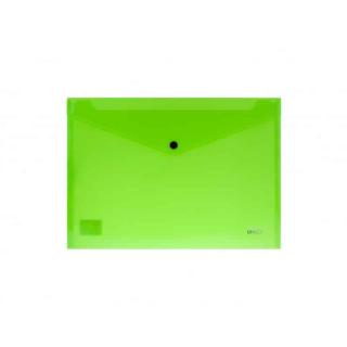 Mapa plastic plic cu capsa A4 Daco Verde Neon