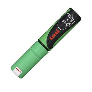 Marker creta lichida UNI Chalk, 8mm, VERDE FLUO