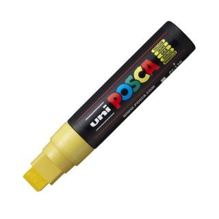 Marker UNI  Posca, 15.0 mm, varf tesit, GALBEN