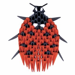 Origami 3D Creagami - Buburuza, 113 piese