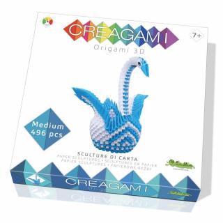 Origami 3D Creagami - Lebada, 496 piese