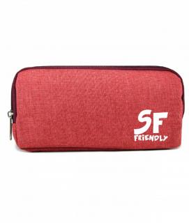 Penar SF Etui Canvas 2 Fermoare Rosu