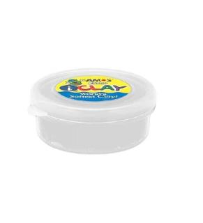 Plastilina iClay Amos, 18g cutie, alb