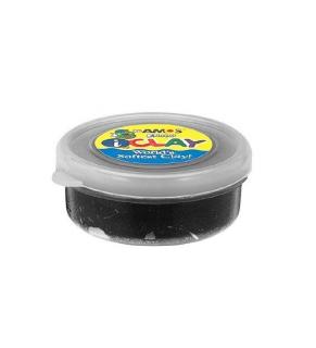 Plastilina iClay Amos, 18g cutie, negru