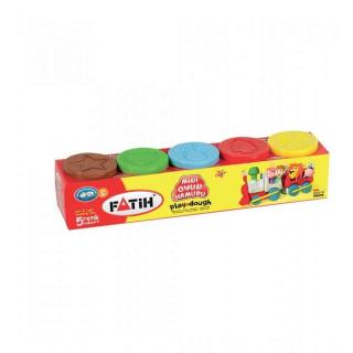 Plastilina usoara, Modeling Dough, 5x50G, FATIH