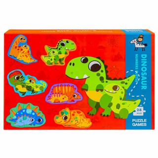 Puzzle din lemn - Dinozauri zsb-1303