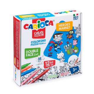 Set puzzle si 12 carioci Heroes Marker CARIOCA