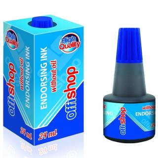 Tus stampila albastru , 24 ml - OFFISHOP