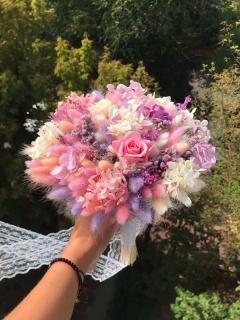 Buchet flori multicolor