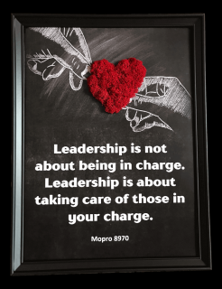 Tablou personalizat pentru lider