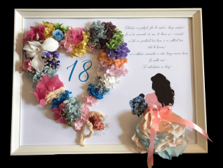 Tablou personalizat pentru majorat