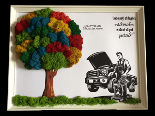 Tablou personalizat pentru mecanic auto