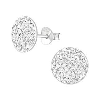 Cercei Argint 925 -  Crystal  White