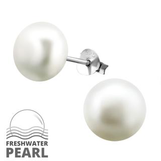 Cercei Argint 925- Perle De Apa Dulce-10 mm
