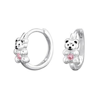 Cercei Copii  Ursulet Huggies - Argint 925