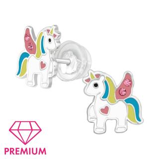 Cercei Tija Copii Argint 925-Unicorn Premium