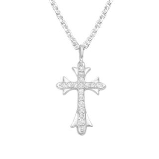 Colier Argint 925- Cruciulita  Cristale