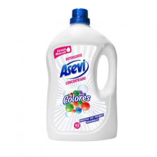 Asevi detergent lichid color 2376ml, 42 de spalari