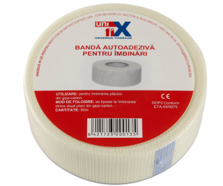 Banda autoadeziva pentru imbinari de gips carton 48 mm x 45 M