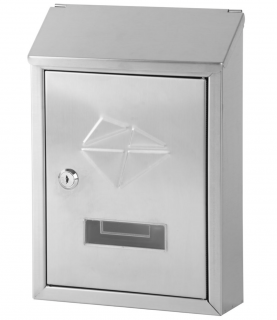 Cutie postala din inox cu deschidere frontala, Strend Pro, 305x215x70 mm