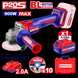 Polizor unghiular pe acumulator 115mm