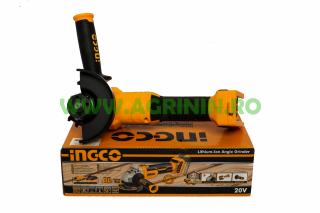 Polizor unghiular pe acumulator 20v
