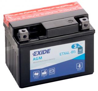 Baterie Moto Exide YTX4L-BS