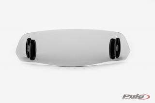 Multiadjustable visor PUIG fixed by screws transparent