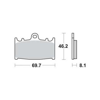 Placute frana fata TRW sinter MCB602SV