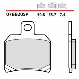 Placute frana spate Brembo sinter 07BB20SP