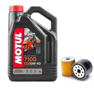 Ulei motul 7100 10w40 4L + Filtru Ulei