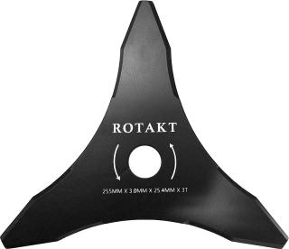 Cutit cosire pentru motocoasa, 3 taisuri, 255x25.4x3mm RODT03253