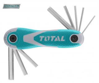 TOTAL - Set 8 chei Torx de buzunar - 2-8mm -  (INDUSTRIAL)