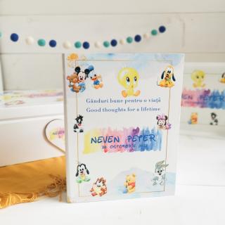 Baby Disney - Guestbook personalizat   Cartea cu ganduri bune
