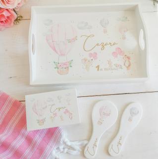 Dreamy Girl - Tavita mot personalizata   Set prima aniversare