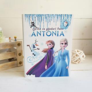 Elsa Guestbook personalizat - Carte cu ganduri bune