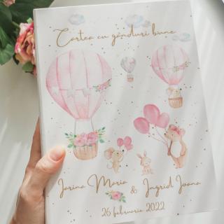 Guestbook personalizat pentru botez   Dreamy Girl