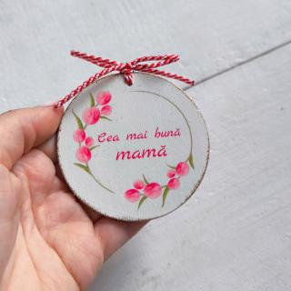 Martisor Handmade   Flori Lalele   Cea mai buna mama