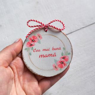 Martisor Handmade   Flori Maci  Cea mai buna mama